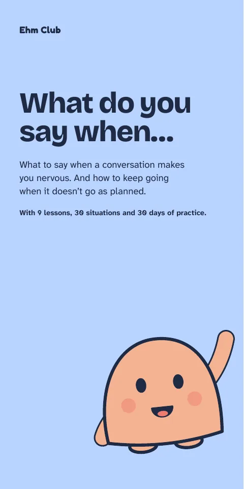 The cover of the e-book What do you say when… on a phone